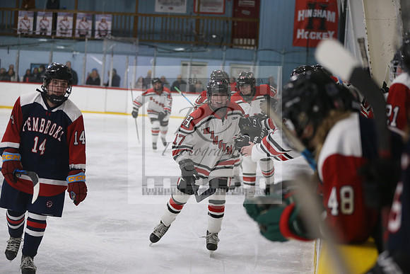 Hingham, Pembroke, girls hockey, patriot league