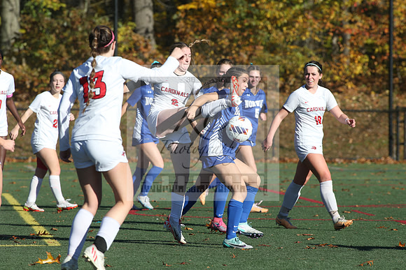 Norwell, Pope Francis, girls soccer, south shore league, miaa, elite 8, 2023